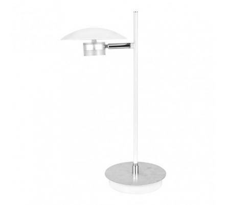 Sobremesa Ciudad Del Cabo 1l 6w 4000k Blanco/plata  42x23x15 Cm 540 Lm Dirigible y Orientable