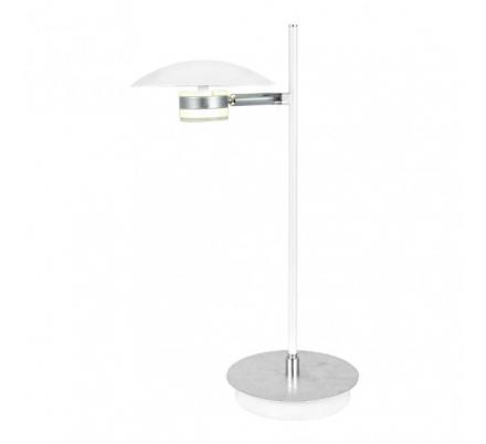 Sobremesa Ciudad Del Cabo 1l 6w 4000k Blanco/plata  42x23x15 Cm 540 Lm Dirigible y Orientable