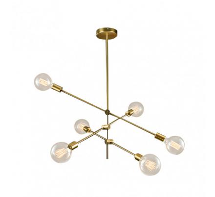 Lampara Jerusalen 6xe27 Bronce 73x81x81 Cm