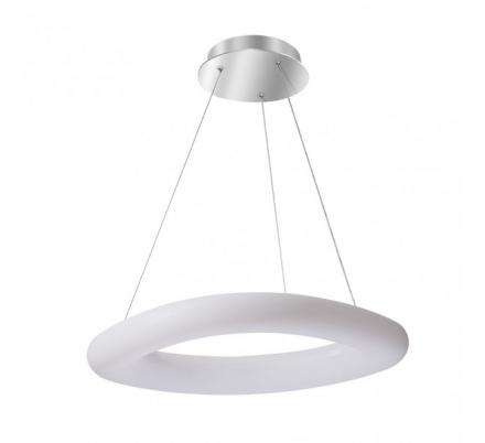 Colgante Paris Gr 60w 3000-4000-6500k Blanc/plata 5100Lm Regx73x48 Cm C/remoto, Memoria Y Reg.Intensidad