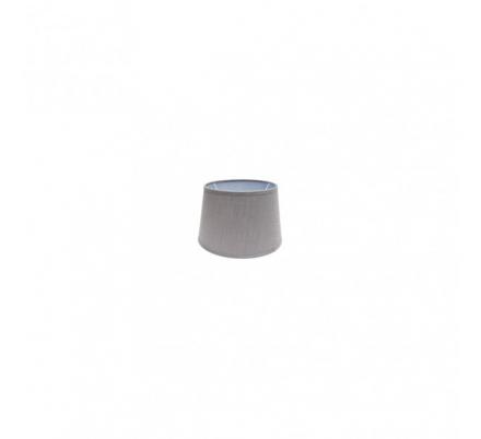 Pantalla Agueda Pinza Gris 10dx8dx8h Conica Abierta