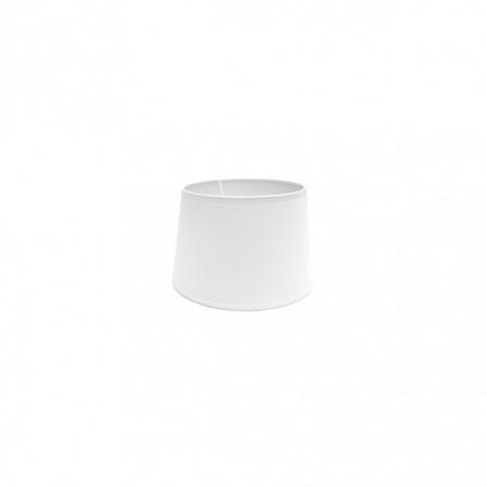 Pantalla Clara E27 Blanca 15dx12dx14h Conica Abierta