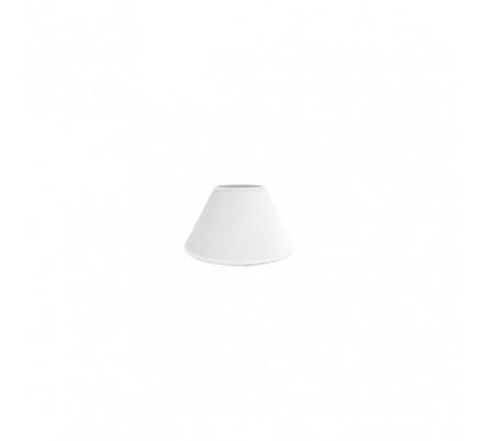 Pantalla Clara Pinza Blanca 14dx8dx9,5h Conica Cerrada