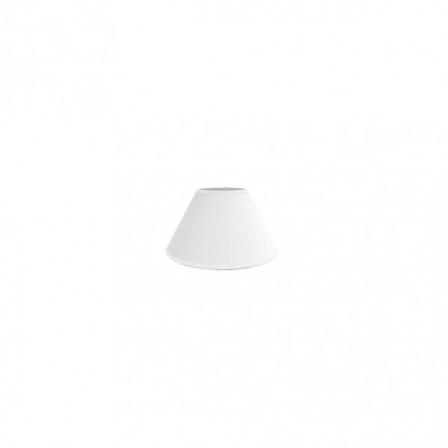 Pantalla Clara Pinza Blanca 14dx8dx9,5h Conica Cerrada