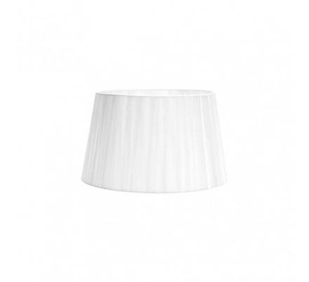 Pantalla Laura E27 Blanca 30dx22dx17h Conica Abierta