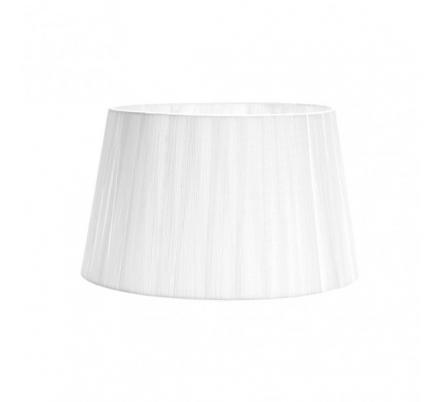Pantalla Laura E27 Blanca 40dx30dx25h Conica Abierta