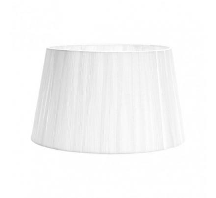 Pantalla Laura E27 Blanca 45dx35dx30h Conica Abierta