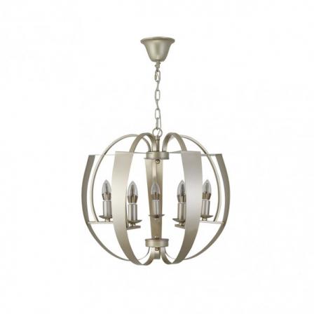 Colgante Capuchina 5xe14 Champagne Regx53x53 Cm
