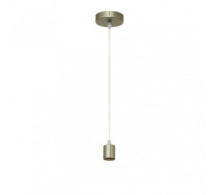 Arm.colgante Cara 1xe27 Cuero Regx10x10 Cm