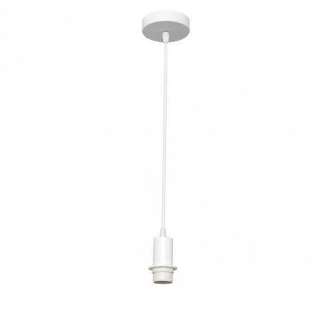 Arm.colgante P/pantalla Cara 1xe27 Blanco Regx10x10 Cm