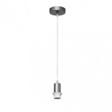 Arm.colgante P/pantalla Cara 1xe27 Niquel Regx10x10 Cm
