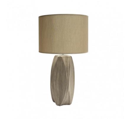 Sobremesa Ceramica Cox 1xe27 Arena Pantalla Beis 54,2x30x30 Cm