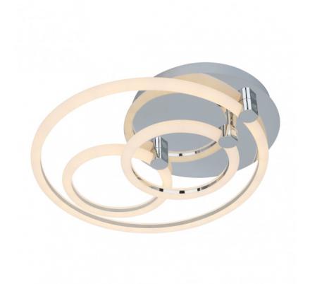 Plafon 68w 3000k, 4000k, 6500k Cromo Alya 10x44x40cm 9180Lm Regulable, Memoria y C. Remoto