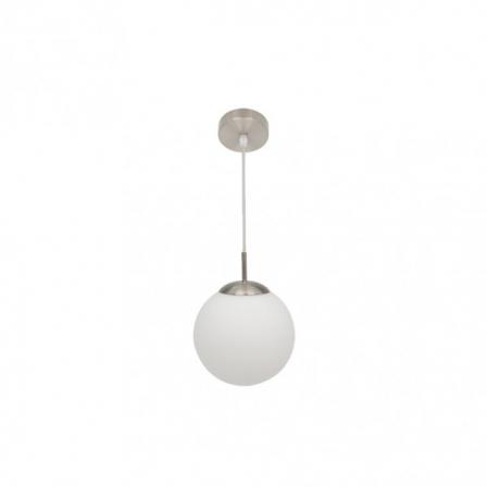 Colgante Astro 1xe27 Blanco/niquel Regx20x20 Cm