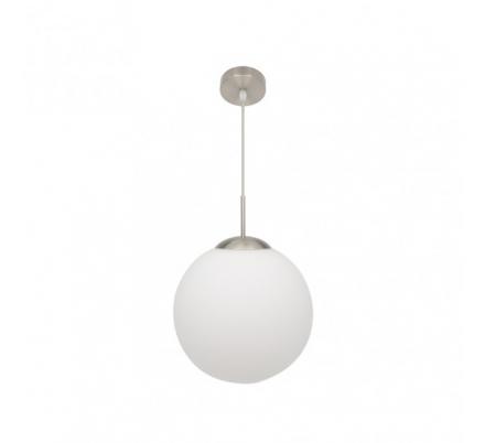 Colgante Astro 1xe27 Blanco/niquel Regx30x30 Cm