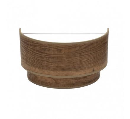 Aplique Doble Smile 1xe27 Madera Oscura 17x30x15 Cm