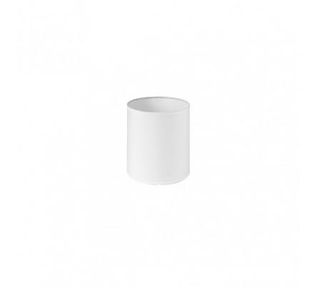 Pantalla Cilindrica Dori E27 Blanca 15Dx15dx18h Cm Tejido Popelin