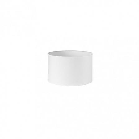 Pantalla Cilindrica Dori E27 Blanca 22Dx22dx15h Cm Tejido Popelin