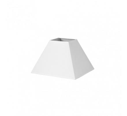 Pantalla Piramide Mezzo E27 Blanco 30dx13dx22h   Tejido Popelin