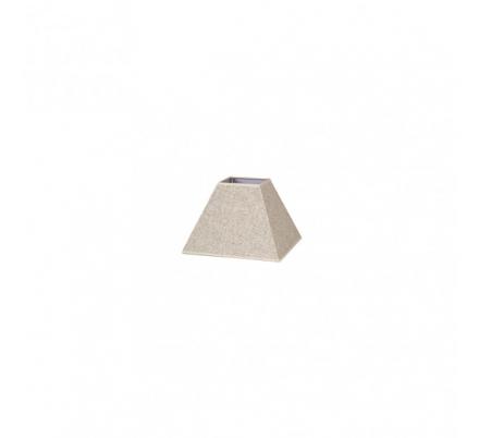 Pantalla Piramide Tenorio E27 Lino Beis 15dx8dx11h