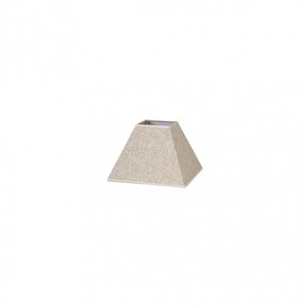 Pantalla Piramide Tenorio E27 Lino Beis 17dx8dx13h