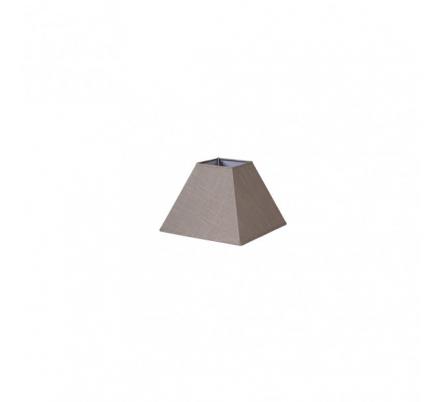 Pantalla Piramide Tenorio E27 Lino Gris 17dx8dx13h