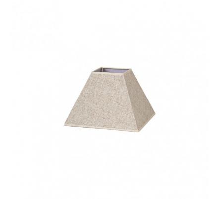 Pantalla Piramide Tenorio E27 Lino Beis 25dx11dx18h