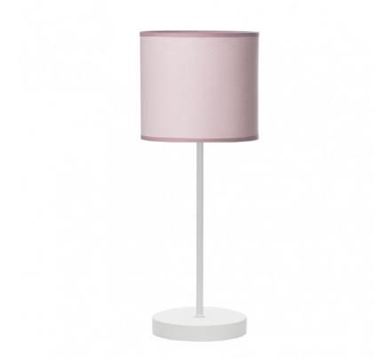 Sobremesa Ibor 1xe14  Blanco/rosa 42x17x17 Cm