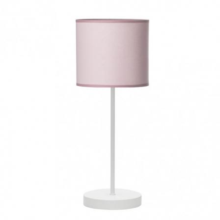 Sobremesa Ibor 1xe14  Blanco/rosa 42x17x17 Cm
