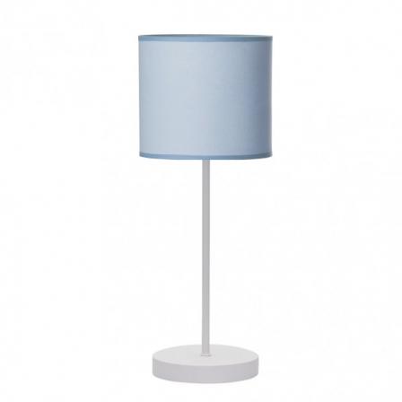 Sobremesa Ibor 1xe14  Blanco/azul 48x17x17 Cm