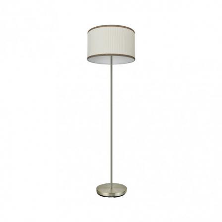 Pie Salon Soprano 1xe27 Cuero/beis 154x40x40 Cm