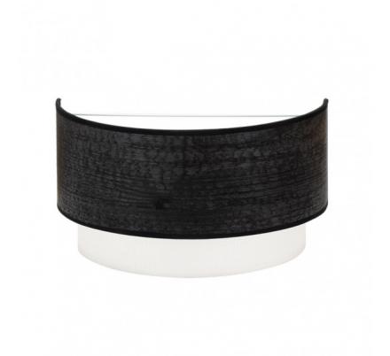 Aplique Myriam 1xe27 Madera Negra 17x30x16 cm
