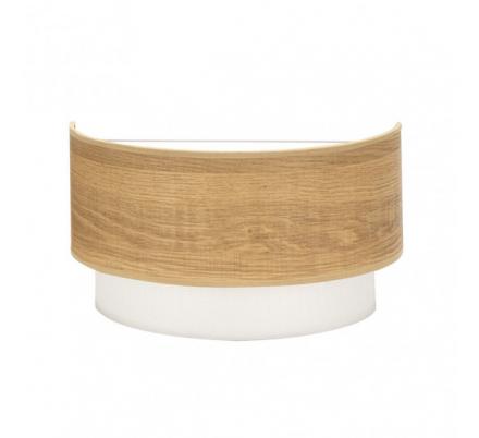 Aplique Myriam 1xe27 Madera Clara 17x30x16 cm