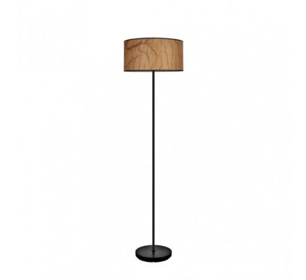 Pie Salon Papiro 1xe27 Pergamino/negro 162x40x40 Cm