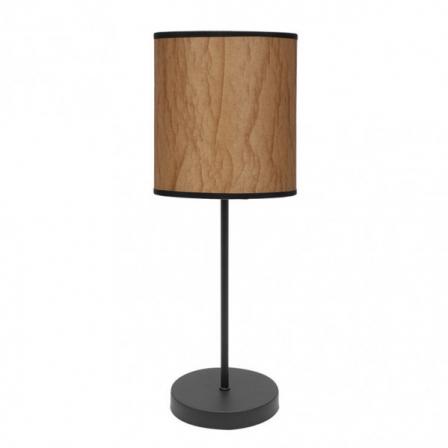 Sobremesa Papiro 1xe14 Pergamino/negro 46x16x16 Cm