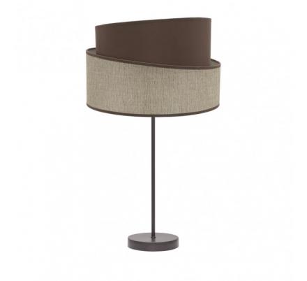 Sobremesa Alto Hara 1xe27 Marron/marron 66x35x35 Cm