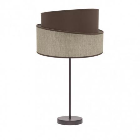 Sobremesa Alto Hara 1xe27 Marron/marron 66x35x35 Cm