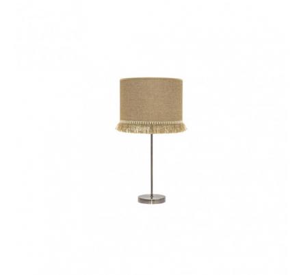 Sobremesa Alto Sibila 1xe27 Cuero/arena 62x30x30 Cm