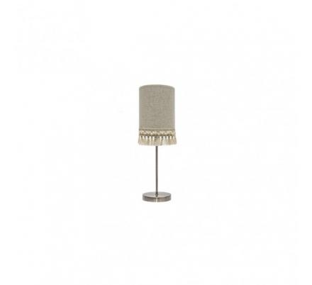 Sobremesa Vera 1xe14 Cuero/beis 46x15x15 Cm