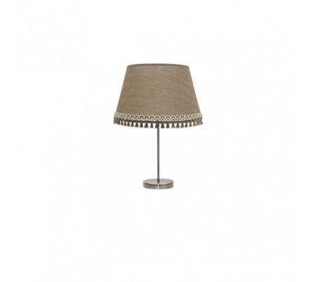 Sobremesa Alto Ada 1xe27 Cuero/arena 63x35x35 Cm