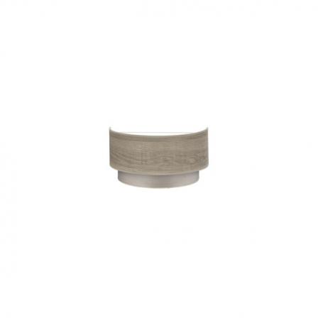 Aplique Tania 1xe27 Madera Gris 15x30x16 Cm