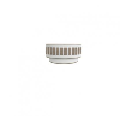 Aplique Ivanna 1xe27 Blanco-madera Clara 17x30x15 Cm