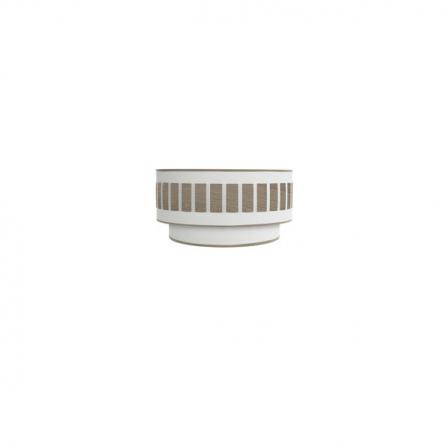 Aplique Ivanna 1xe27 Blanco-madera Clara 17x30x15 Cm