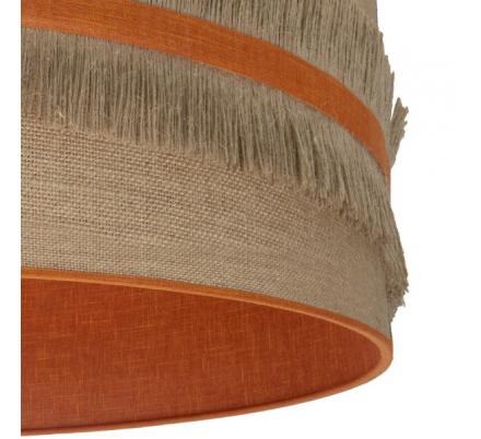 Sobremesa Natalia 1xe14 Niquel/saco-naranja 43x17x17 Cm
