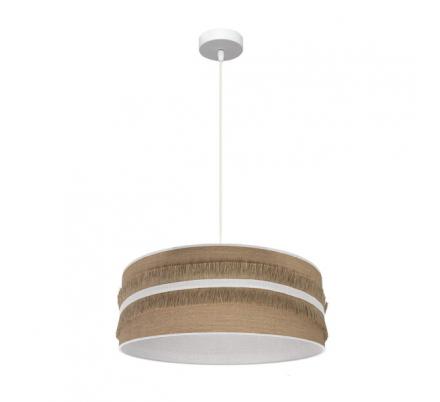 Colgante Natalia 1xe27 Blanco/saco-blanco Regx50x50 Cm