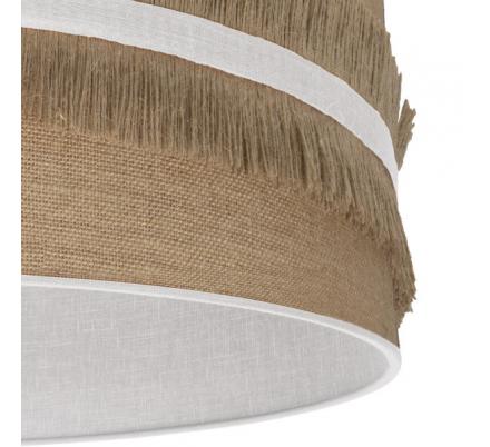 Colgante Natalia 1xe27 Blanco/saco-blanco Regx30x30 Cm
