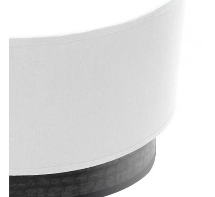 Aplique Tatiana 1xe27 Blanco-madera Negra 17x30x15 Cm