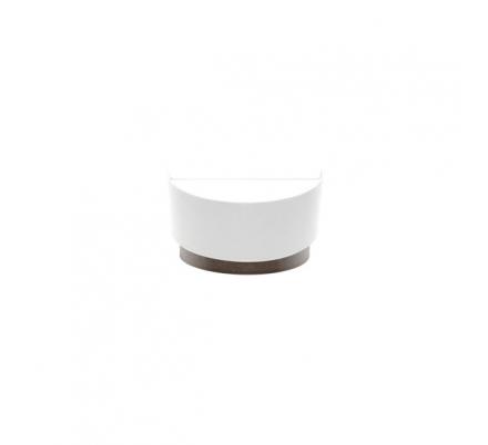 Aplique Tatiana 1xe27 Blanco-oxido 17x30x15 Cm
