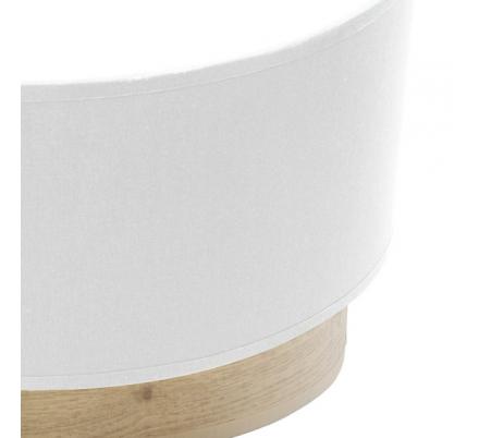 Aplique Tatiana 1xe27 Blanco-madera Clara 17x30x15 Cm