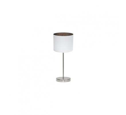 Sobremesa Tatiana 1xe14 Niquel/blanco-oxido 42x17x17 Cm